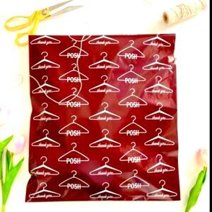 Posh polymailer envelope to send your Poshmark items in mail mailer Burgundy